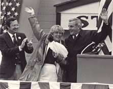 Mondale and Ferraro in Merrill